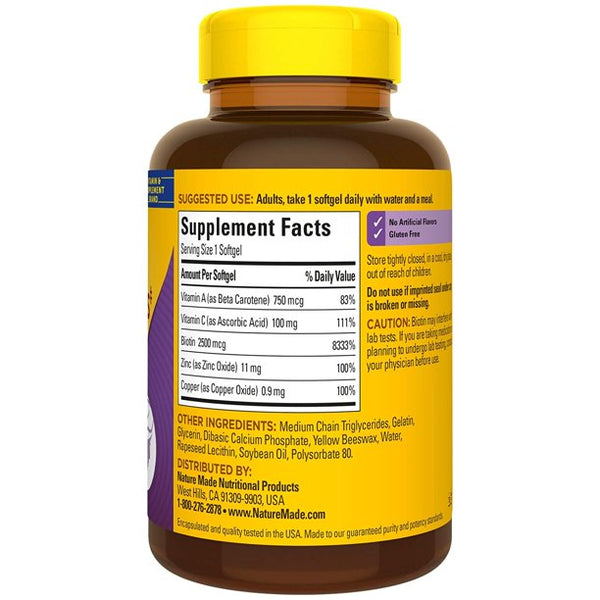 Nature Made Hair, Skin, Nails, 60 Softgels