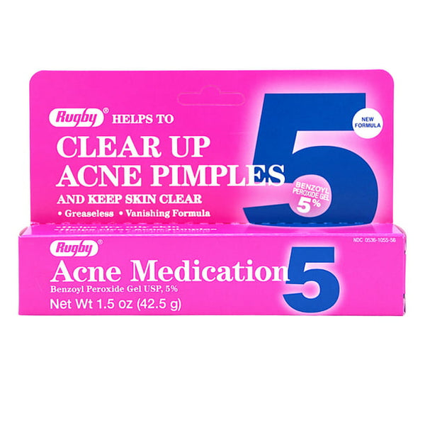 RUGBY BENZOYL PEROX GEL/ACNE MED