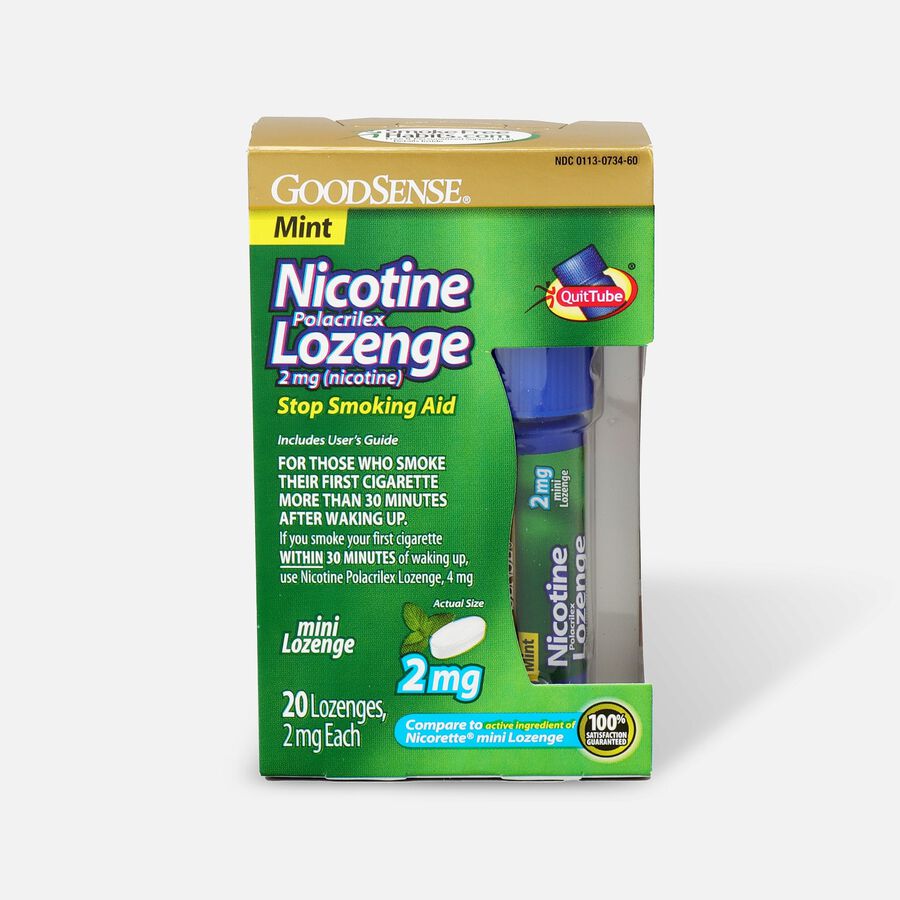 GoodSense Nicotine Mini Lozenges 2mg Mint