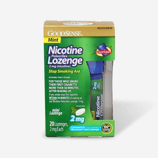 GoodSense Nicotine Mini Lozenges 2mg Mint