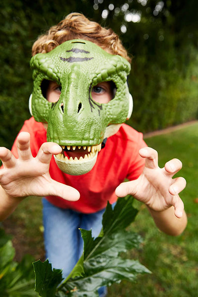 Dino Masks Jurassic World Tyrannosaurus Rex Green Dinosaur Mask plus 2 My Outlet Mall Stickers