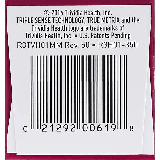 True Metrix Medi Medi Self-Monitoring Blood Glucose 50 Test Strips