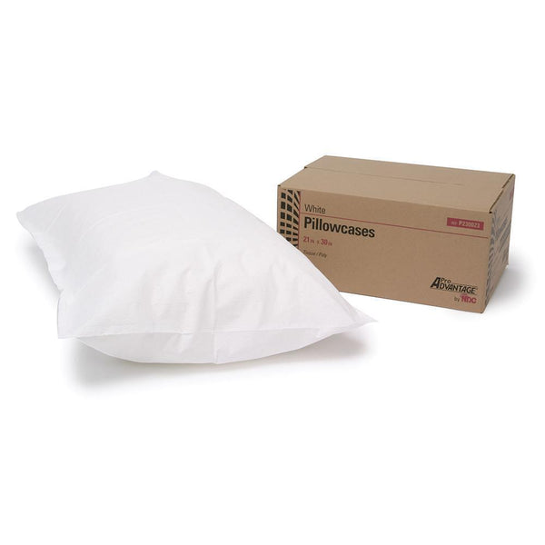 Pro Advantage White Pillowcases 21" X 30" Tissue/ Poly