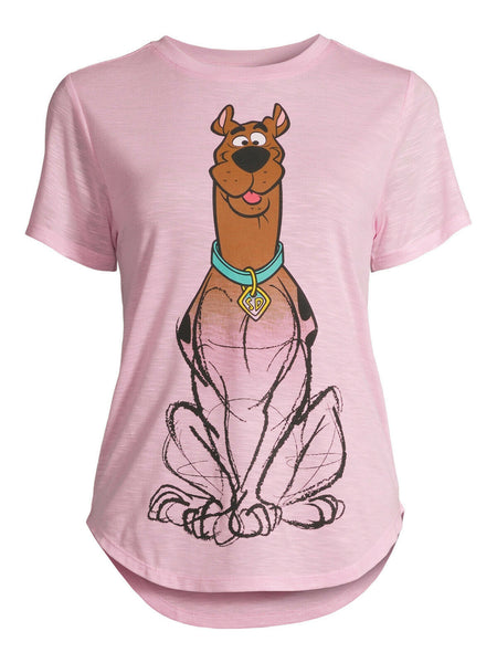 Scooby Doo Juniors Graphic T-Shirt Pink Shirt